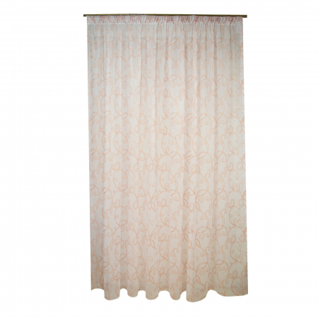 Perdele - Perdea Velaria in geometric portocaliu, 300x245 cm