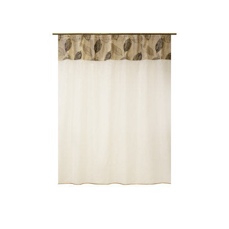 Perdele balcon - Perdea Velaria in lucios ivoire, 160x155 cm