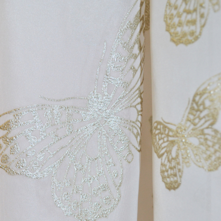 Perdea Velaria voal alb si fluturi, 370x175 cm [1]