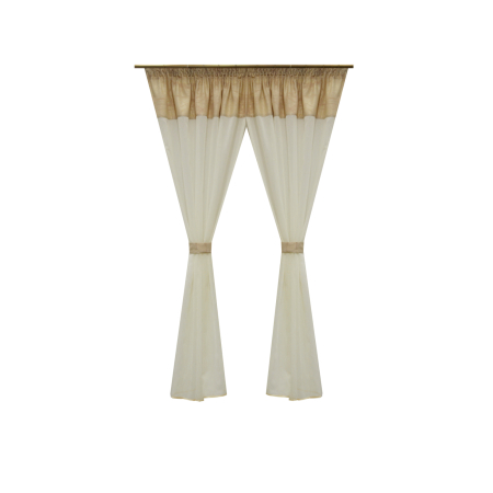 Perdele bucatarie - Perdea Velaria tull ivoire, 210x160 cm