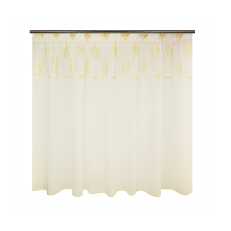 Produse - Perdea Velaria in ivoire cu baroc auriu