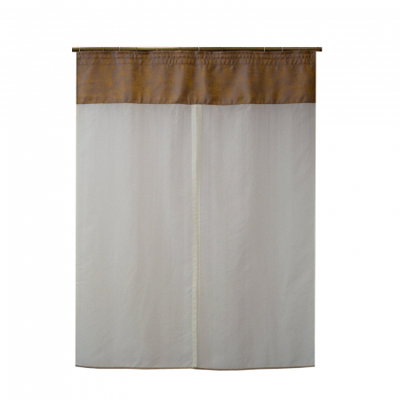 Perdea Velaria in ivoire cu tafta aurie, 125x165 cm [1]