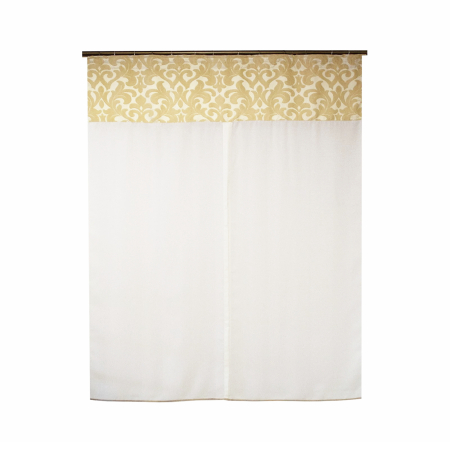 Perdea Velaria in ivoire cu tafta baroc bej, 135x185 cm [1]