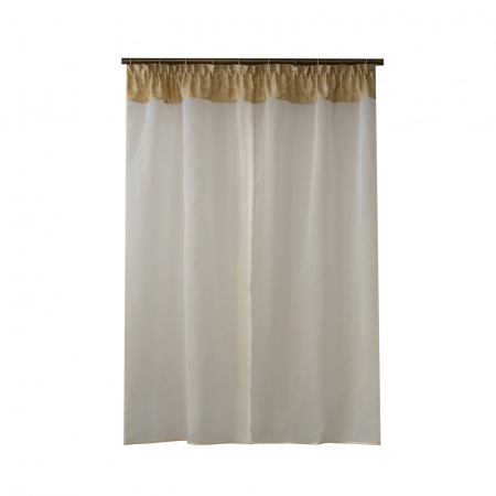 Perdea Velaria in ivoire cu baroc auriu, 145x165 cm [1]
