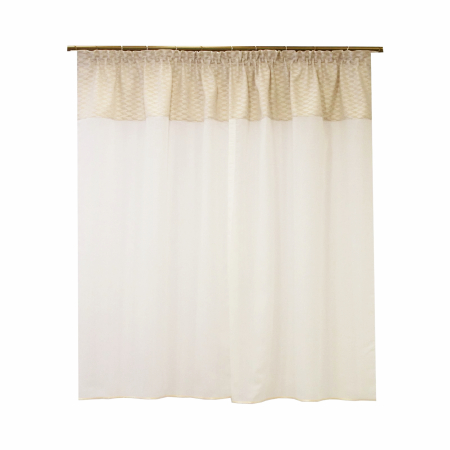 Perdea Velaria in ivoire si romburi bej, 175x165 [1]