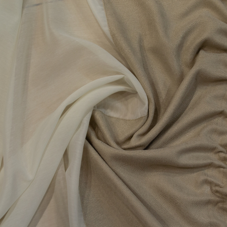 Perdea Velaria  in ivoire si tafta bej, 180x145 cm [2]