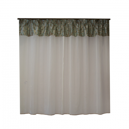 Perdea Velaria in ivoire si baroc, 260x170 cm [1]