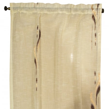 Perdea Velaria in lacrima wenge, 60x125 cm [1]