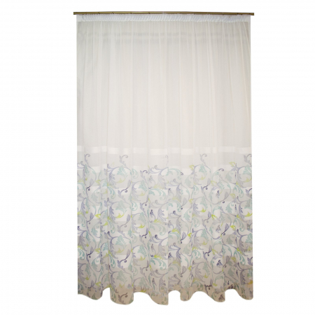 Perdele moderne - Perdea Velaria Afrodite turcoaz, 300x250 cm