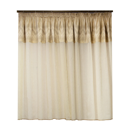 Perdea Velaria in rustic ivoire, 320x145 cm [1]
