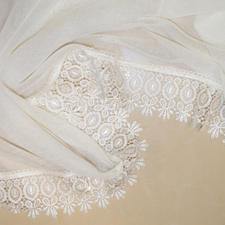 Perdea Velaria in unt cu dantela, 265x160 cm [1]