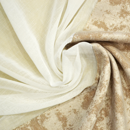 Perdea Velaria ivoire cu asos bej, 220x150 cm [1]