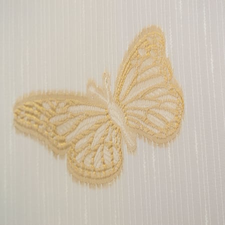 Perdea Velaria ivoire cu fluturi, 345x180 cm [3]