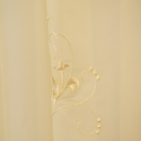 Perdea Velaria ivoire cu imprimeu brodat, 350x245 cm [1]