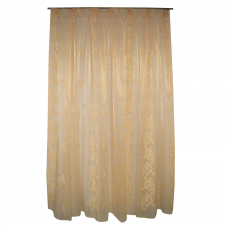 Perdele la oferta - Perdea Velaria organza catifea crem, 415x245 cm