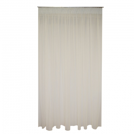 Perdele moderne - Perdea Velaria ivoire cu rejansa, 180x150 cm