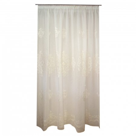 Perdele moderne - Perdea Velaria baroc grande ivoire, 260x250 cm