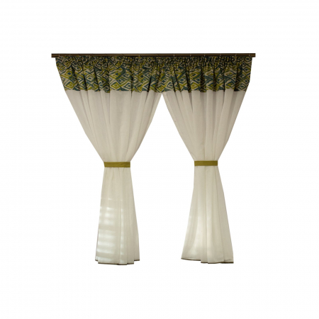 Perdele bucatarie - Perdea Velaria alba cu tafta, 250x170 cm