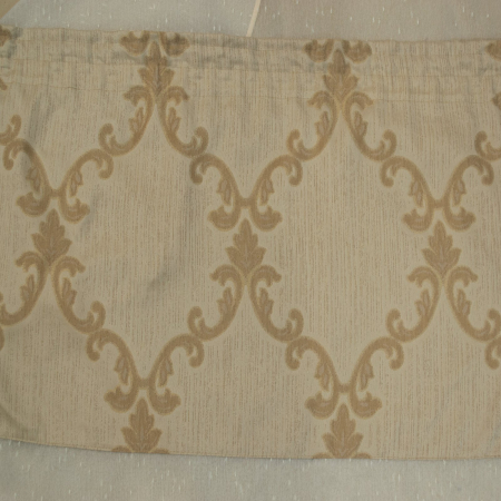 Perdea Velaria ploita ivorie cu banda crem, 200x155 cm [1]