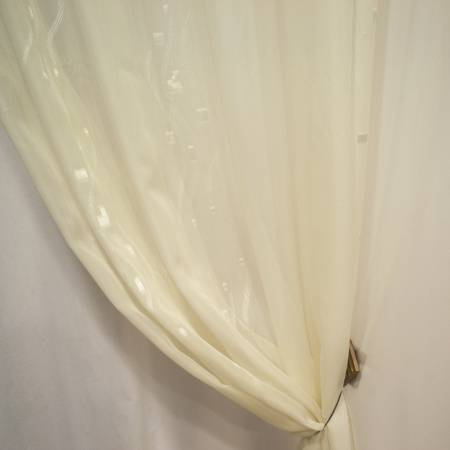 Perdea Velaria voal unt cu patratele, 290x245 cm [2]