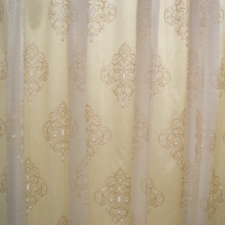 Perdea Velaria organza baroc crem, 300x245 cm [2]
