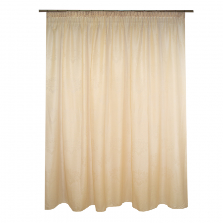 Perdele bucatarie - Perdea Velaria baroc bej, 225x245 cm