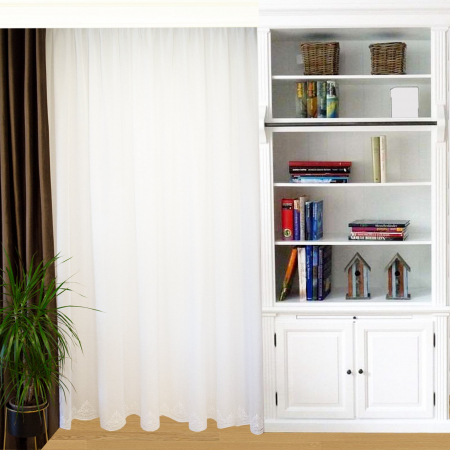 Perdele - Perdea Velaria broderie alba, 300x250 cm