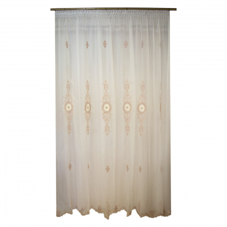 Produse - Perdea Velaria tiul baroc roz, 300x250 cm