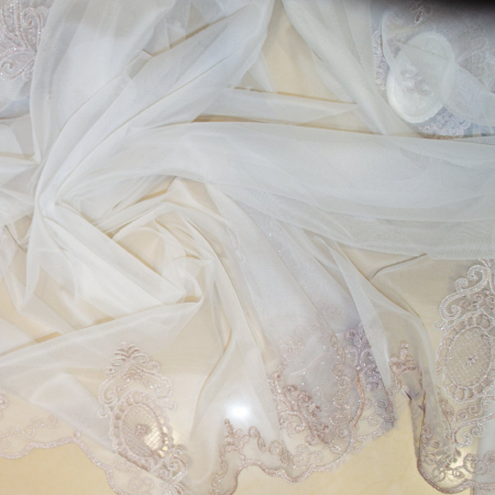 Perdea Velaria tiul baroc roz, 300x250 cm [2]