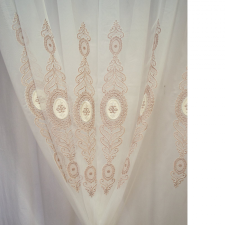 Perdea Velaria tiul baroc roz, 300x250 cm [1]