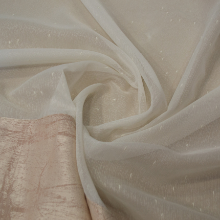 Perdea Velaria ploita ivoire, 350x170 cm [2]
