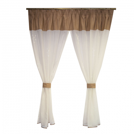 Perdea Velaria patrate unt, 180x155 cm [0]