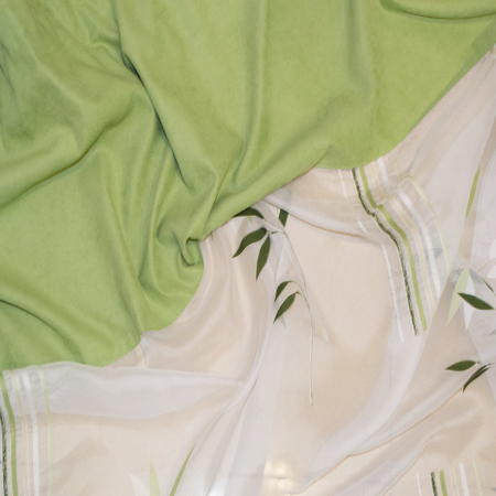Perdea Velaria organza green, 320x155 cm [3]