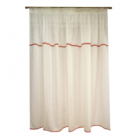 Perdea Velaria ploita bodrum ivoire, 240x175 cm [0]