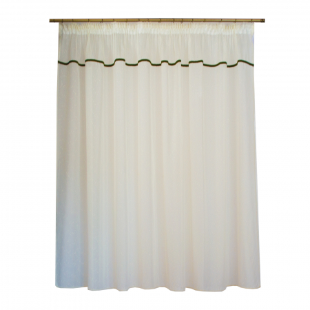 Perdea Velaria ploita cu fir verde, 300x165 cm [0]