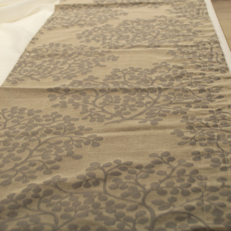 Perdea Velaria ploita ivoire cu tafta, 335 x 150 cm [1]