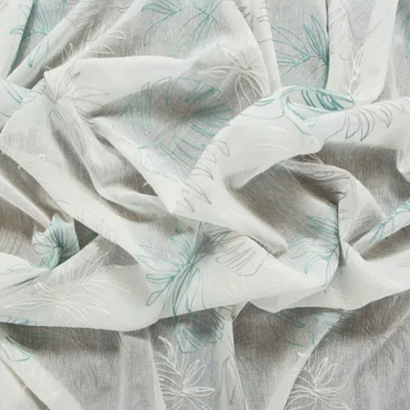 Perdea Velaria cu model floral, 270x230 cm [1]