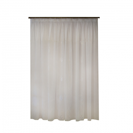 Perdele - Perdea Velaria sable alb cu patru petale, 450x245 cm