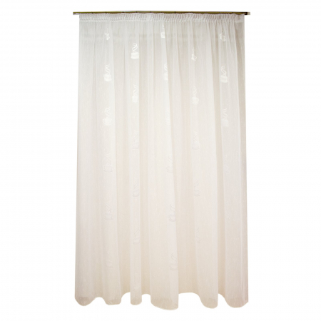 Perdele bucatarie - Perdea Velaria alba cu cesti, 340x245 cm