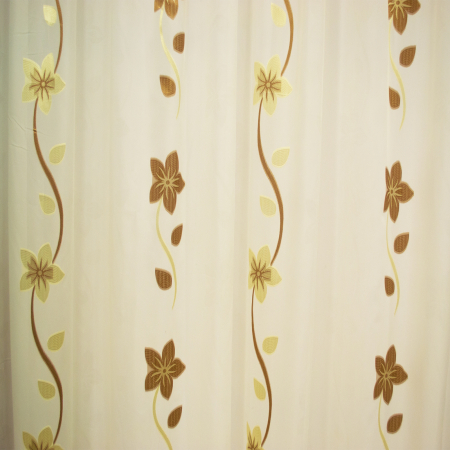 Perdea Velaria voal cu floare maro, 290x245 cm [1]