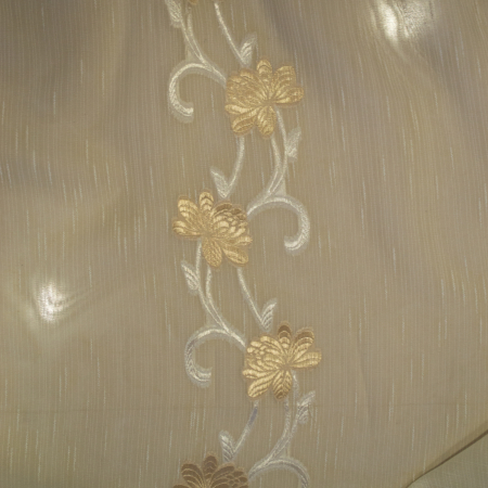 Perdea Velaria sable flori aurii, 385x100 cm [2]