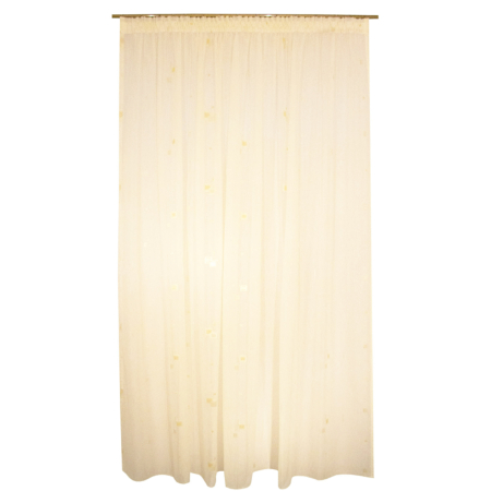 Perdea Velaria sable patrat in patrat crem [1]