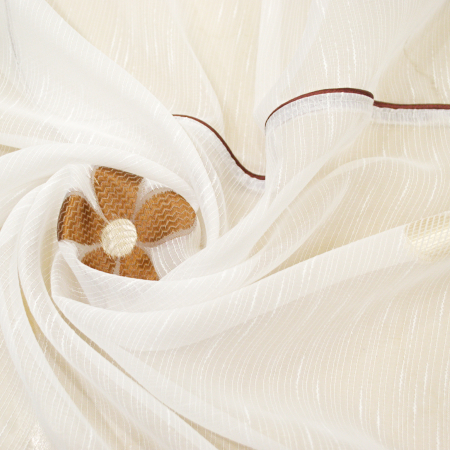 Perdea Velaria sable  floricica wenge, 260x175 cm [1]