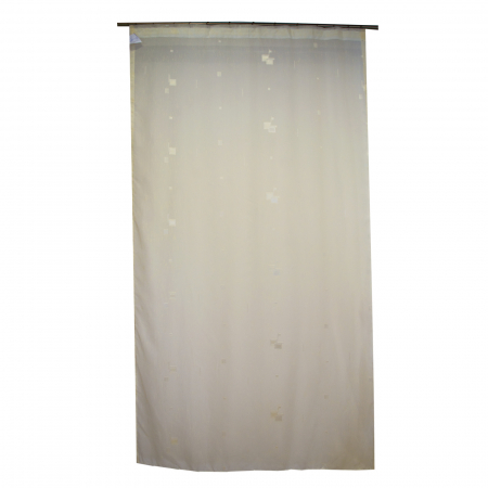 Perdele la oferta - Perdea Velaria sable patrate unt, 130x245 cm