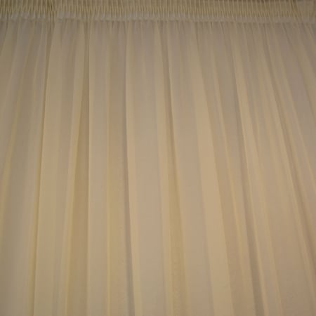 Perdea Velaria voal simplu crem, 500x230 cm [1]