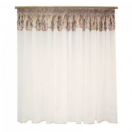 Perdea Velaria cu romburi turcoaz, 400x155 cm [1]