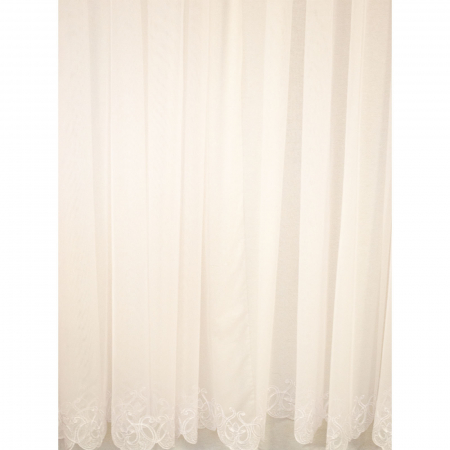 Perdea Velaria tiul alb cu bordura, 680x245 cm [3]