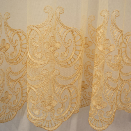 Perdea Velaria tiul crem cu bordura, 400x245 cm [1]