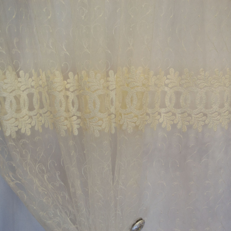 Perdea Velaria tiul brodat ivory, 350x250 cm [1]