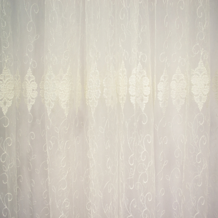 Perdea Velaria tiul cu bordura maro, 400x140 cm [1]